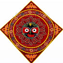 Jagannath Design Wall Hanging Applique
