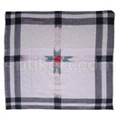 White-Black Cotton Star Sambalpuri Rumal
