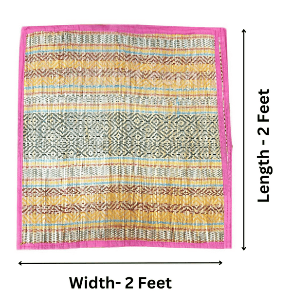 Eco-Friendly Handcrafted Mat/Chatai - 2X2 Feet