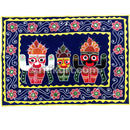 Wall Hanging Applique Jagannath, Balabhadra and Subhadra Design Chandua