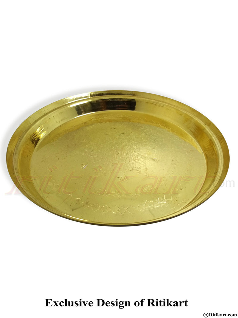 Brass puja thali from Balakati