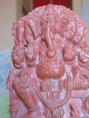 Panchamukhi Ganesh Murti Pink Stone
