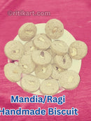Super Healthy Mandia/Raagi Hand-made Biscuit/250 gms