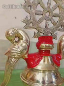 Brass Temple Kalash with Chakra