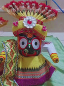 Cotton Pagadi Costume for Lord Jagannath Balabhadra & Subhadra