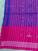 Purple Red Cotton Taraboi  Premium Khudabunda Gamucha