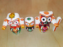 Jagannath Balabhadra Subhadra 20 cm Wooden Idols-pc3