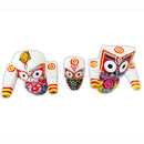Jagannath, Balabhadra & Subhadra Wooden Idol 4 Inch Height-pc3