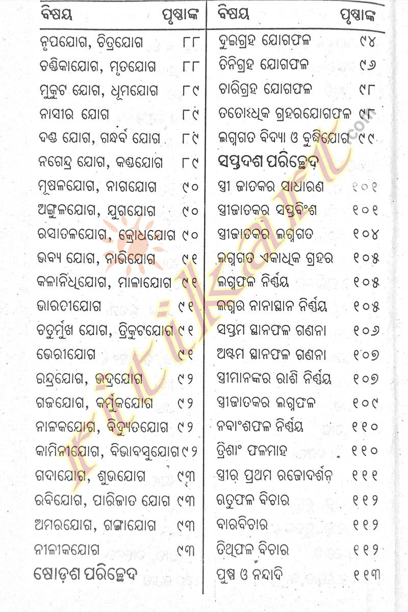 Saral Yotisha Sikshya in Oriya Part 2