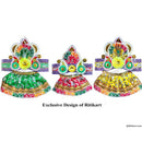 Jagannath Balabhadra Subhadra puja Mukta dress 06 inch pic-1