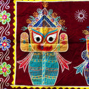 Wall Hanging Applique Jagannath, Balabhadra and Subhadra Design Chandua-pc3