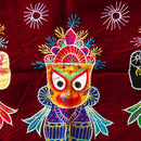 Wall Hanging Applique Jagannath, Balabhadra and Subhadra Design Chandua-pc4