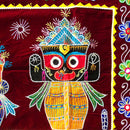 Wall Hanging Applique Jagannath, Balabhadra and Subhadra Design Chandua-pc5