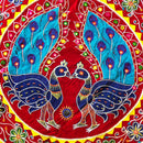 Wall Decor Applique Dancing Peacock Duo Design-pc3