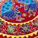 Wall Decor Applique Dancing Peacock Duo Design-pc4