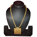 Tribal Dokra Necklace with Square Royal Shield