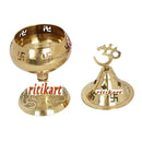 Balakati Brass Diya with cover