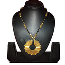 Ancient Tribal Necklace with Brass Round Design