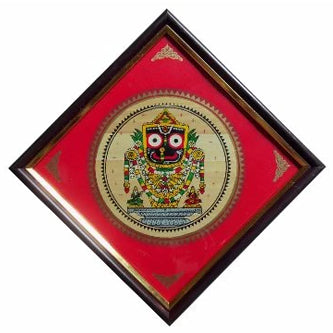 Palm Leaves Lord Jagannath Design with Photo Frame