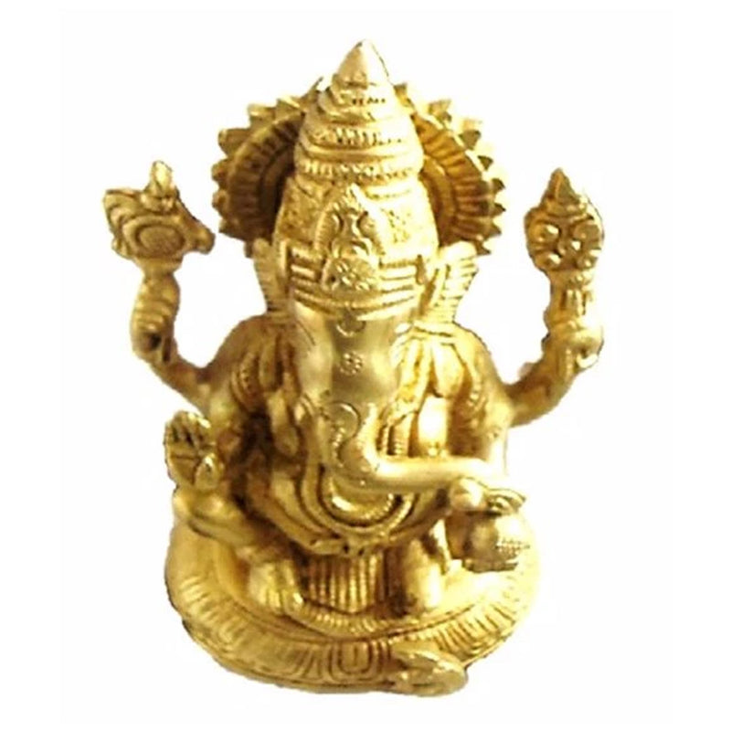 Brass Ganesh Idol pic