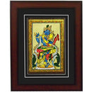 RadhaKrishna Canvas Tasar Painting With Photo Frame