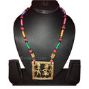 Tribal Dokra Necklace with Wedding Tribal Couple