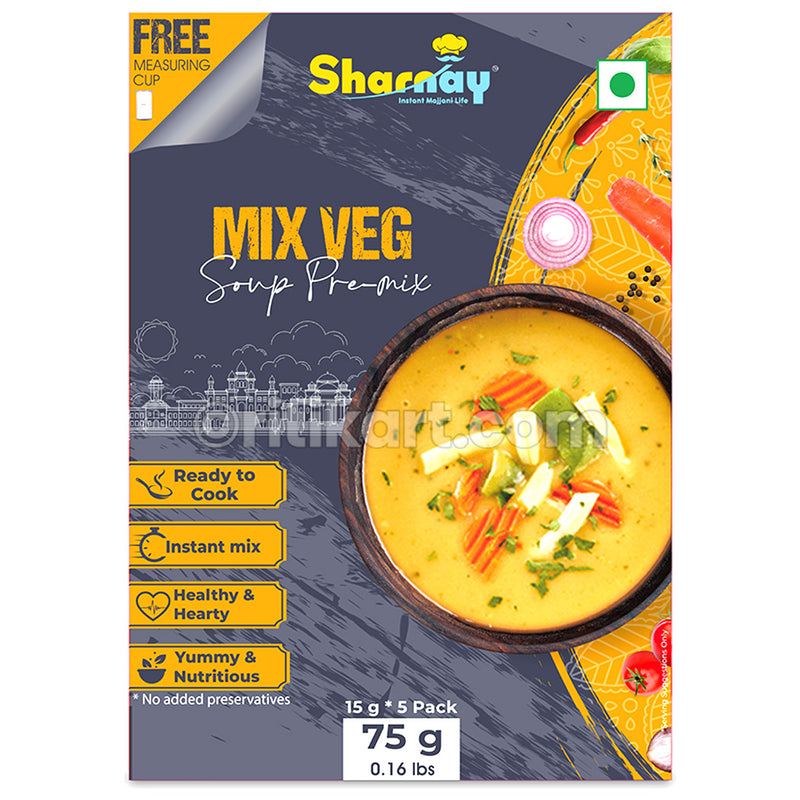 Instant Premix Mix Veg Soup.