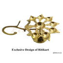 Brass Seven Aarati Karpur Stand pic-1