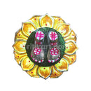 Laxmi Charan Paduka in Brass.