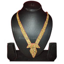 Tribal Necklace with Thick Border Dhokra Strip