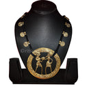 Tribal Dokra Two Tribes Walking Style Necklace