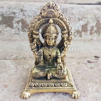 Brass Statue Goddess Laxmi pic