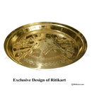 Balakati brass puja thali pic-1