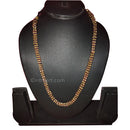 Tribal Dokra Necklace with Brass and Maroon color Beads