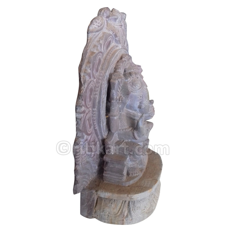 Pink Stone Meherari Lord Ganesh Work Showpiece pic-3
