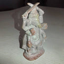 Dandi Ganesh Pink Stone Work Showpiece pic-2