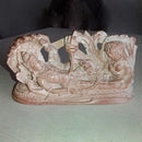 Pink Stone Anantashayana Vishnu Work Showpiece pic-1