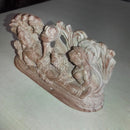 Pink Stone Anantashayana Vishnu Work Showpiece pic-3