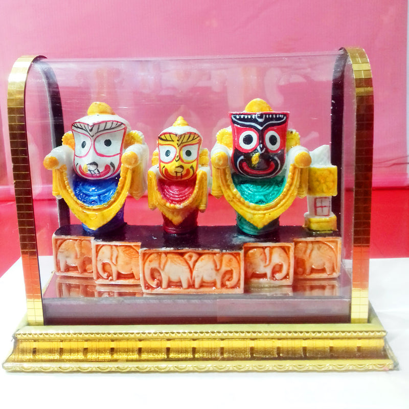 Marble Work Idol Lord Jagannath Balabhadra And Subhadra pic-2
