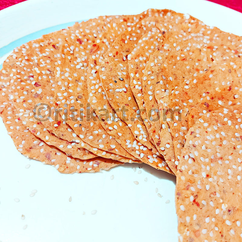 Berhampur Special Rasi Masala Papad(Tomato Flavor) 150gm