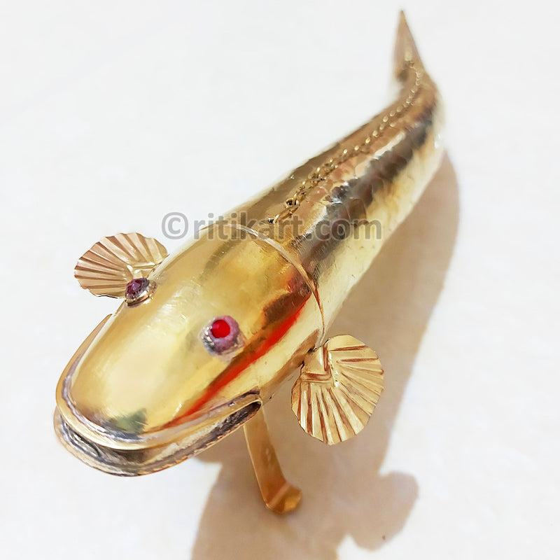 Buy Online Handmade Bellaguntha Brass Decorative Fish - Ritikart