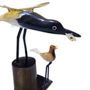 Horn Made Showpiece – Bird with Chick on a Tree Stand