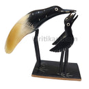 Horn Crafts Showpiece-Bird's Family