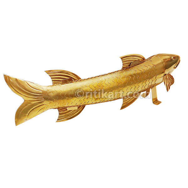 Handmade Flexible Bellaguntha Brass Rohu Fish