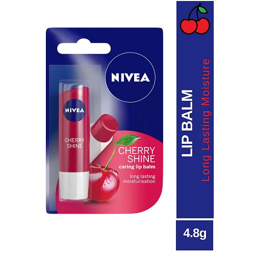 Nivea Lip Balm - Fruity Cherry Shine, 4.8 g