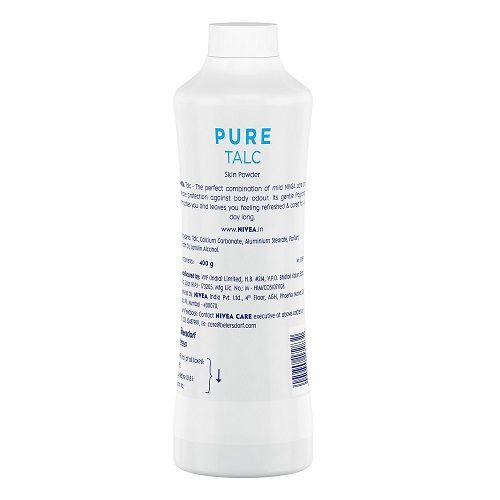 Nivea Talc - Pure Talcum Powder, 400 g