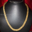 Tribal Dhokra Necklace with Small Beads Embedded