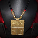 Tribal Necklace with Four Stars in a Square Design