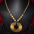 Tribal Beautiful Round Design with Brass Beads Necklace