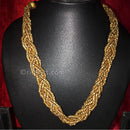 Tribal Dhokra Necklace Brass Beads Tangled